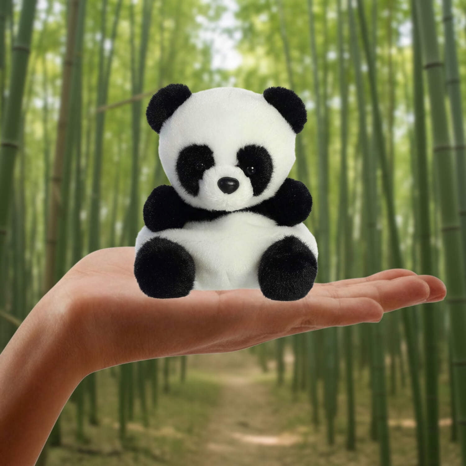 Aurora Adorable 5in Pocket-Sized Fun On-the-Go Bamboo Panda Plush