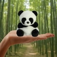 thumbnail image 5 of Aurora - Mini White Palm Pals - 4.5" Bamboo Panda - Adorable Stuffed Animal, 5 of 5