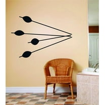 Custom Wall Decal Arrows Animal Hunting Hunter Man Gun picture Art Boys Kids Bed Room Sports Sticker Vinyl Wall Decal 16 X 32 Inches