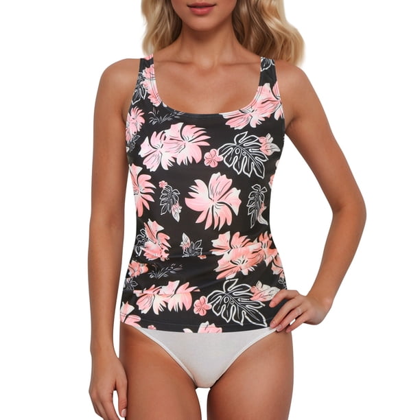 MKLEKYY Trajes De Baño Mujer Completo Women Lace Up Swimwear Tops Underwire Full Coverage Bikini Top Push Up Swim Crop Top Tie Back Bathing Suit Tops