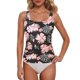 thumbnail image 1 of MKLEKYY Trajes De Baño Mujer Completo Women Lace Up Swimwear Tops Underwire Full Coverage Bikini Top Push Up Swim Crop Top Tie Back Bathing Suit Tops, 1 of 6