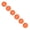 Orange(6pcs), variant on 6 Pcs Macaron Color PP Snack Plates, 5.7 Inch Round Small Appetizer Dessert Bone Dishes, Mini Serving Trays for Candy, Nuts, Fruit, Pickle & Sauce, Orange