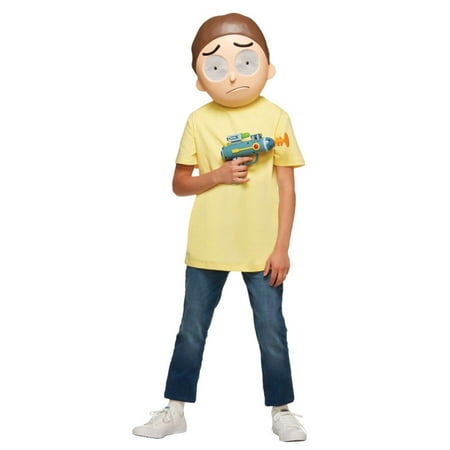 Yellow and Brown Morty Smith Unisex Teen Fancy Dress Costume