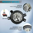 thumbnail image 2 of HMCYCI Front Fog Light Lamp With Bulbs For BMW X1 E84 2009 2010 2011 2012 2013 2014 15, 2 of 14