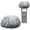 Gray for Zoom H1n, variant on SUNMON H6 Windscreen Muff and Foam for Zoom H6 Portable Handy Recorder Indoor Outdoor Microphone Windscreen (2 Pack)