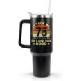 thumbnail image 2 of 76th Birthday Gifts for Men Women 76 Year Old 1949 Birthday Gift Ideas for Dad Mom 40oz Tumbler Cup With Handle, Took Years to Look This Good, 2 of 7