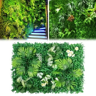 TROPOW Artificial Plant Wall Roll,12 PCS 20X20 in Easy DIY Artificial Grass  Wall Faux Greenery Wall Panels Backdrop 2.0" with 100 Zip Ties for Indoor  Outdoor Flower Wall Decor - Walmart.com