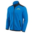 thumbnail image 2 of Men's Darius Rucker Collection by Fanatics Powder Blue Los Angeles Chargers Color Block Polar Fleece Full-Zip Jacket, 2 of 5