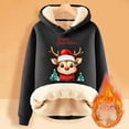 thumbnail image 2 of QHFBli Chandail à Capuche de Noël pour Femmes, Chandail-Over Chaud et Confortable à Manches Longues, 2 of 4