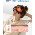 thumbnail image 3 of RENPHO Eye Massager with Heat & Vibration – 5 Massage Modes, Bluetooth Music, Adjustable Headband, USB Rechargeable - Black, 3 of 7
