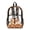 Paw Prints, variant on Whosucclay USA Eagle Transparent School Bag Large Capacity Adjustable Straps Clear Backpack with Portable PVC, Elementary Kindergarten Bookbag for Girls Boys