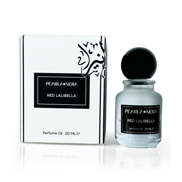 PEARLANERA RED LALIBELLA Perfumes de 0,68 onzas líquidas para mujer Aceite de perfume floral frutal cautivador perfecto para el uso diario presentado en una botella exquisita.