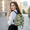 thumbnail image 6 of FORMRS Mini Backpack Purse for Women Travel Daypack Casual Shoulder Bag, Green Abstract Shapes, 6 of 7