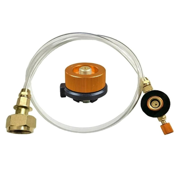 Outdoor Gas Stove Camping Stove Propane Refill Adapter for Burner LPG Flat Cylin