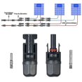 thumbnail image 4 of 10 Pairs / 20 Pairs Male / Female Solar Panel Cable Connector 10 Pairs Hy, 4 of 5
