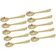 thumbnail image 4 of Suministros de decoración de vajilla desechable, juego de cubiertos premium resistentes, utensilios para restaurantes, fiestas y festivales. 10x Cucharas Doradas, 4 of 9
