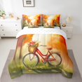 thumbnail image 2 of YST Bicycle 7-Piece Comforter Set with Sheets, Twin Size – Rustic Farmhouse Autumn Decor, Maple Leaves, 2 of 5