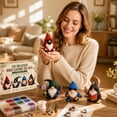 thumbnail image 3 of Tiny 3D Beaded Gnome DIY Kit, 4-Piece Cute Forest Gnome Beading Set, Handmade Bead Art Kit, Decor Gift for Craft Lovers Adults Teens, 3 of 7