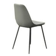 thumbnail image 5 of Pemberly Row Modern Vegan Leather Side Chairs (Set of 2) in Slate, 5 of 7