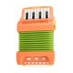 thumbnail image 2 of Acordeón de piano Hugo 10 teclas y 8 bajos Naranja, 2 of 10