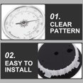thumbnail image 2 of Thermometer Hygrometer Wall Mount Display Humidity Indoor Temperature Thermometer Hygrometer Thermometer Wall Mount Temperature Gauge, 2 of 9