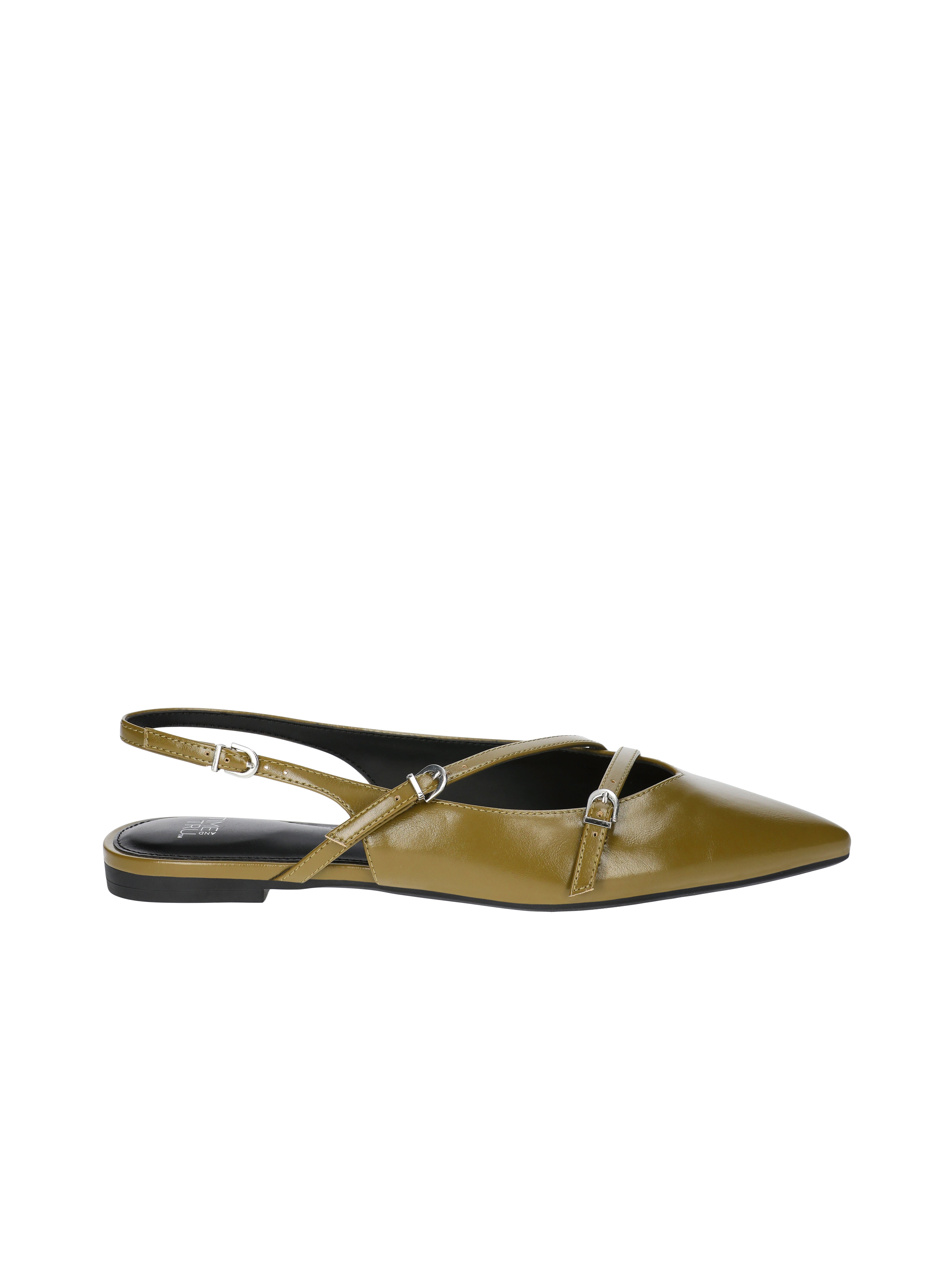 Time and Tru Women's Strappy Sling Back Flats