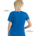 thumbnail image 3 of Landau ProFlex Haut de Blouse Médicale pour Femmes : 3 Poches, Coupe Moderne Ajustée, Col en V Extensible 4169, 3 of 4