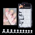 thumbnail image 4 of Puntas de uñas shamjiam 100 piezas Dobles Diamante, 4 of 9