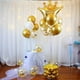 thumbnail image 5 of Decoraciones de cumpleaños: globo con números dorados y globo con forma de corona, globos de confeti, suministros de cumpleaños, 5 of 5