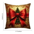 thumbnail image 5 of Christmas Pillow Covers for Decorations Indoor Christmas Pillow Cover Festival Decorative Linen Pillow Christmas Gifts 18x18", 5 of 7