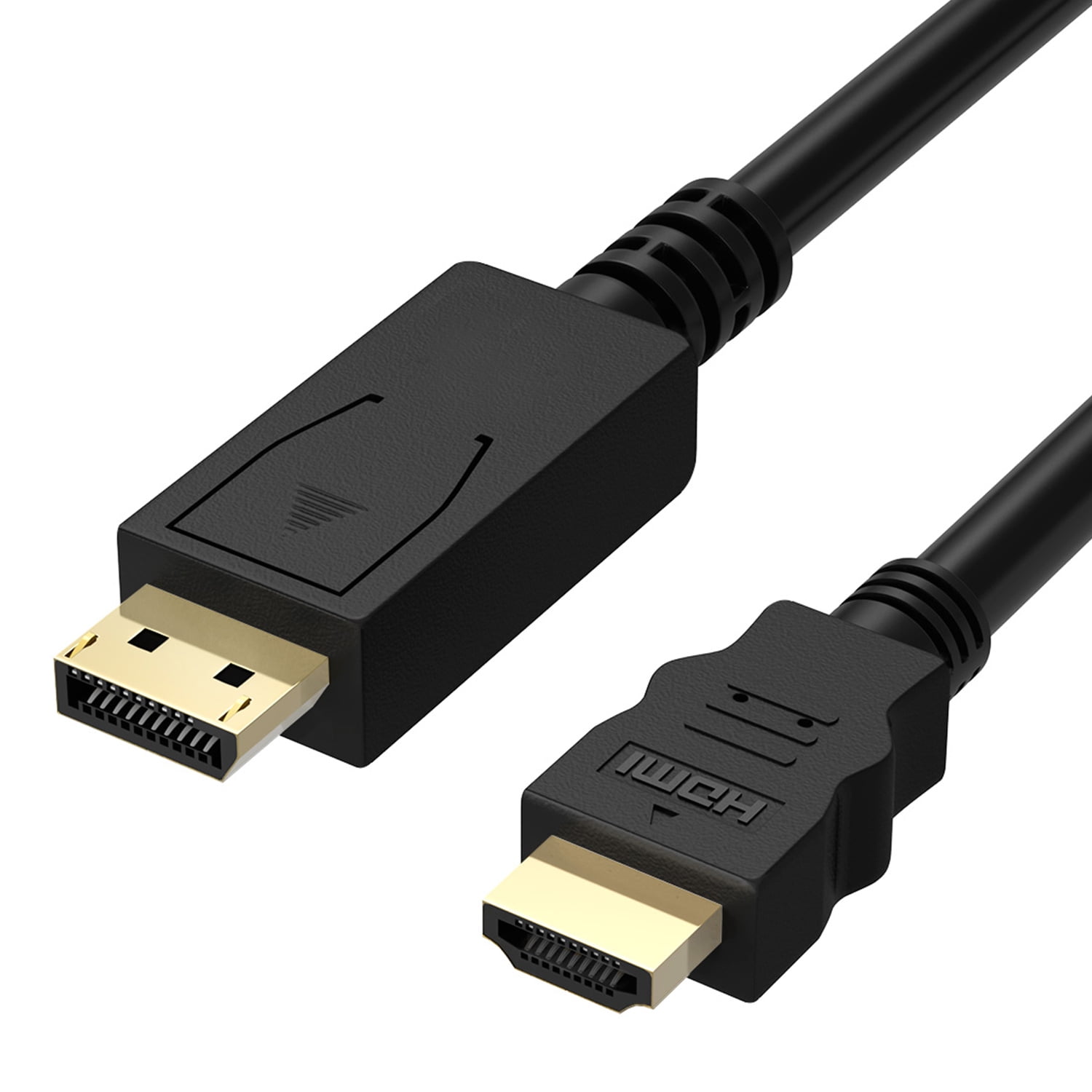 DP To HDMI Cable 6FT 2 Pack Fosmon UL Listed Gold Plated 