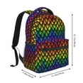 thumbnail image 2 of Disketp Dragon Scales Backpack for Men and Women - Lightweight Backpack Classical with Multi-pockets Casual Daypack for College Workplace Travel, 2 of 5