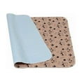 thumbnail image 5 of Tvtnvo Pet Mat Absorbent Reusable Pee Pad Long Lasting Chew Proof Leak and Odor Proof Easy to Clean Non Slip Grip for Indoor Potty Training Puppy Senior Pets Brown 11.8x11.8in, 5 of 9
