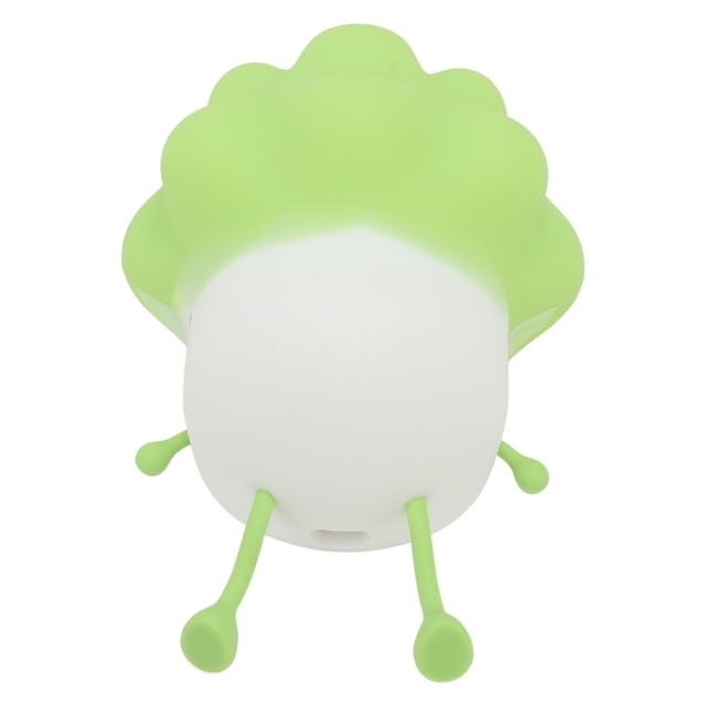 Cabbage Silicone Night Light, Cell Phone Holder, Decompression Rechargeable Night Lamp For Bedside Decor With 1200mAh Battery And 30 Minutes Timing Function