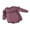 Purple, variant on Bagilaanoe Newborn Baby Girl Oversized Romper Sweatshirt Long Sleeve Bodysuits Ruffled Pullover 3M 6M 9M 12M 18M Infant Casual Tee Tops