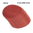 thumbnail image 4 of Maoww 10 Pcs Outils de Polissage et de Ponçage 100mm Ronds Papier de Verre Rouge pour Métal, 4 of 9