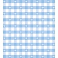 thumbnail image 3 of Checkered Duvet Cover Set, Gingham Motif with Little Hearts Pastel Blue Shower Theme, Decorative 2 Piece Bedding Set with 1 Pillow Shams, Twin Size, Pale Blue White, by Ambesonne, 3 of 3