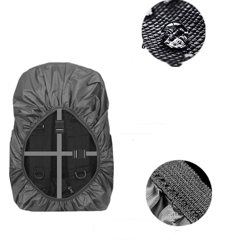 Waterproof Backpack Rain Cover for (40-50L), Upgraded Anti-Slip Cross Buckle Straps, Triple Strengthened Layers - L Waterproof Backpack Rain Cover for (40-50L), Upgraded Anti-Slip Cross Buckle Straps, Triple Strengthened Layers - L