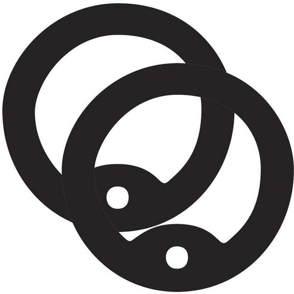 Semi-Clear Dog Tag Silencers