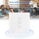 thumbnail image 4 of Con indicador de luz Interruptor de cortina inteligente WiFi Control remoto de aplicación Interruptor de panel táctil de pared de cortina inteligente Wi-Fi inalámbrico para, 4 of 7