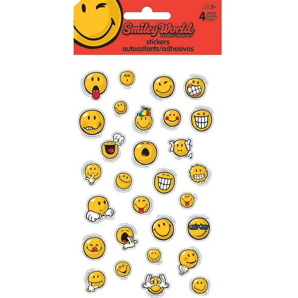 Standard Stickers 4 sheet - SmileyWorld - Stationery New st1511