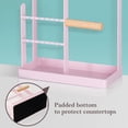 thumbnail image 3 of Soporte para collares ProCase de 4 niveles, color rosa, 20 x 10 x 32 cm, 3 of 9