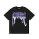 thumbnail image 2 of Revenge-Camiseta de manga corta para hombre y mujer, camisa holgada con patrón de cabeza de calavera rota, Algodón puro, Sa, 20232, 2 of 5
