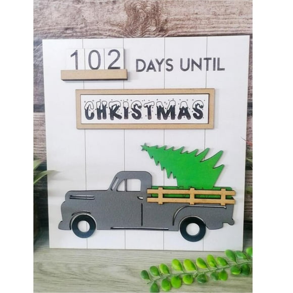 Puerta De Madera De Gnomo Intercambiable, Signo De Cuenta Regresiva De Pared De Granja, Signo De Bienvenida, Decoraciones Para El Hogar, Regalos De Navidad Y Halloween Vogacara HA042664-02