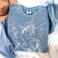 thumbnail image 4 of Vintage Dragon Castle Sweatshirt | Fantasy Gothic Pullover, 4 of 7