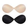 thumbnail image 2 of Adhesive Bra Stick on Bra for Women 2Pcs Strapless Backless Invisible Bras, 2 of 4