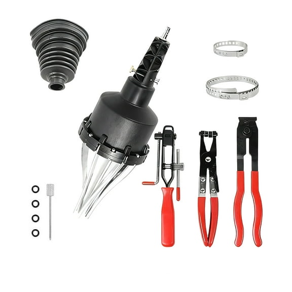 (1-Set) Pneumatic CV Boot Expander Tool Heavy Duty Joint Stretcher for Automotive Repair with Ergonomic Handle, Professional Garage Equipment for Mechanics