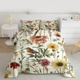 thumbnail image 2 of Feelyou Rustic Groovy Flower Twin Comforter Sets, Chinese Bedding Set, 2-Piece, 2 of 8
