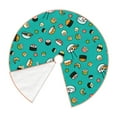 thumbnail image 3 of Bingfone Christmas Tree Skirt Mat Christmas Decoration Interior 30"-Sushi, 3 of 8