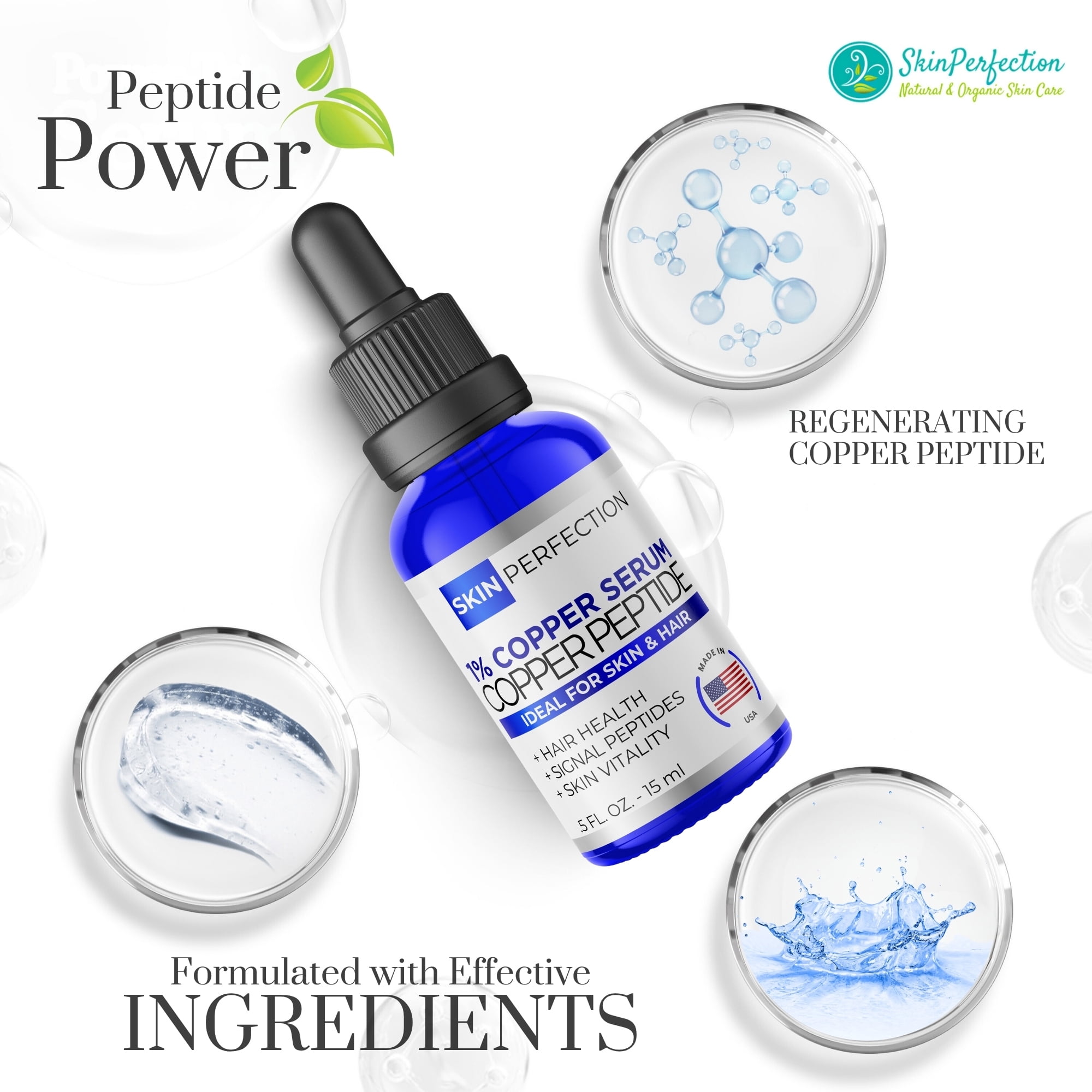 skin perfection ghk cu serum Amazon.com: Skin Perfection Copper Peptide Serum GHK-CU 1% for Face & Hair  Copper Peptides for Skin, Hair, & Scalp